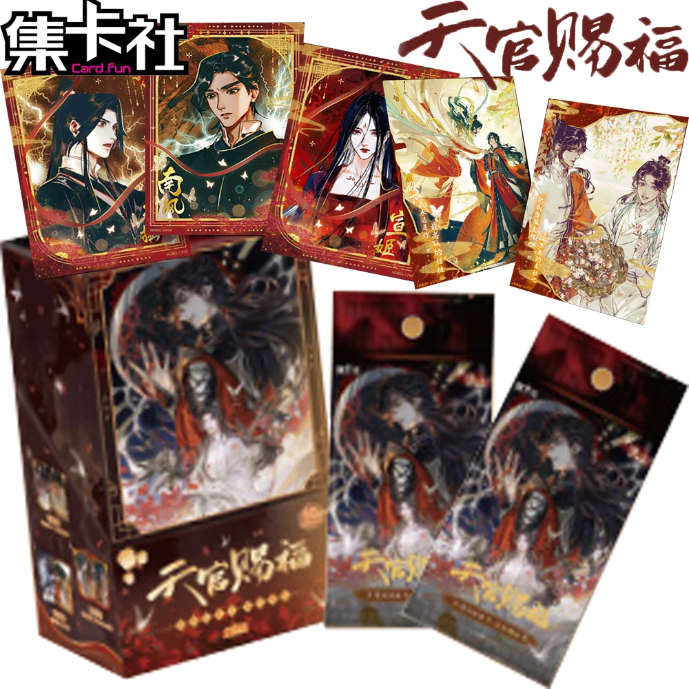 

Original CARD.FUN Heaven Official's Blessings Collection Cards Fans' Favorite Fantasy Anime Anime High Quality Cards Kids Gifts