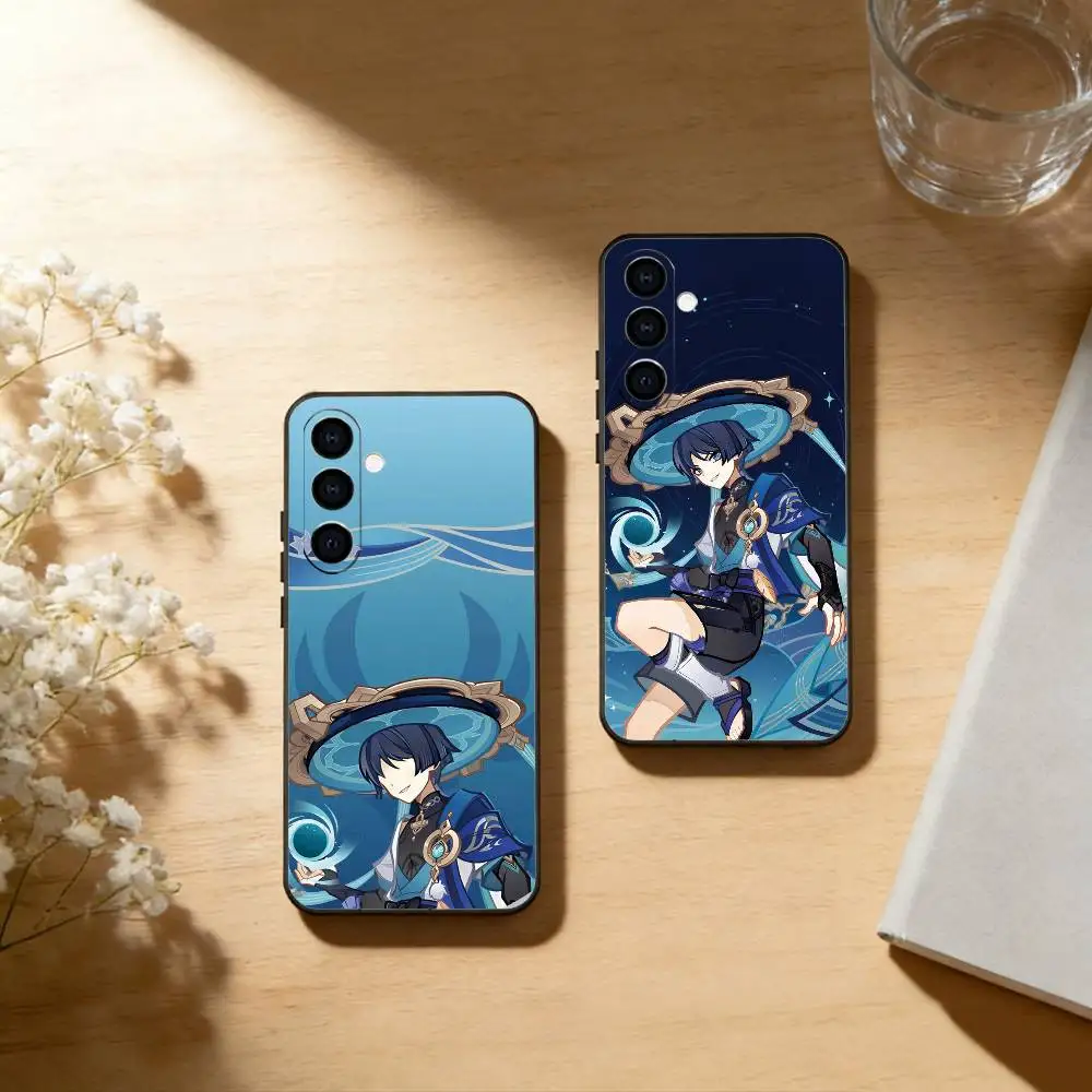 

Genshin impact Wanderer Phone Case For Samsung Galaxy A73,A72,A71,A70,A53,A52,A51,Others Soft Black Cover