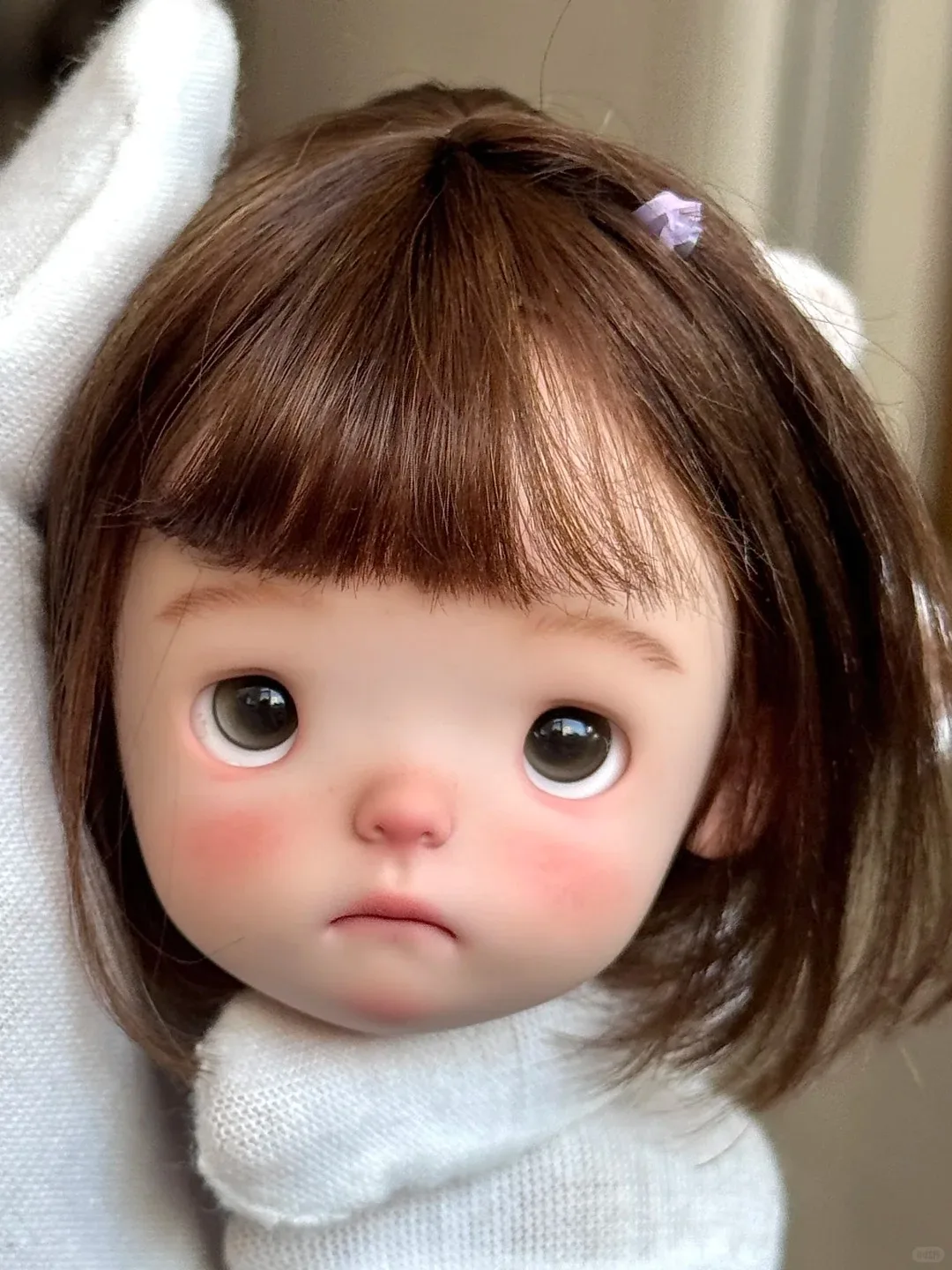 2026 New 1/6 SD BJD Doll Head - doudou  Little P Beautiful Girl Resin Toy High Quality Makeup Just a Head Gift
