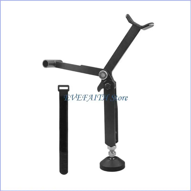 

124B Foldable Motorcycle Wheel Stand Practical Single Sided Paddocks Front Rear Support