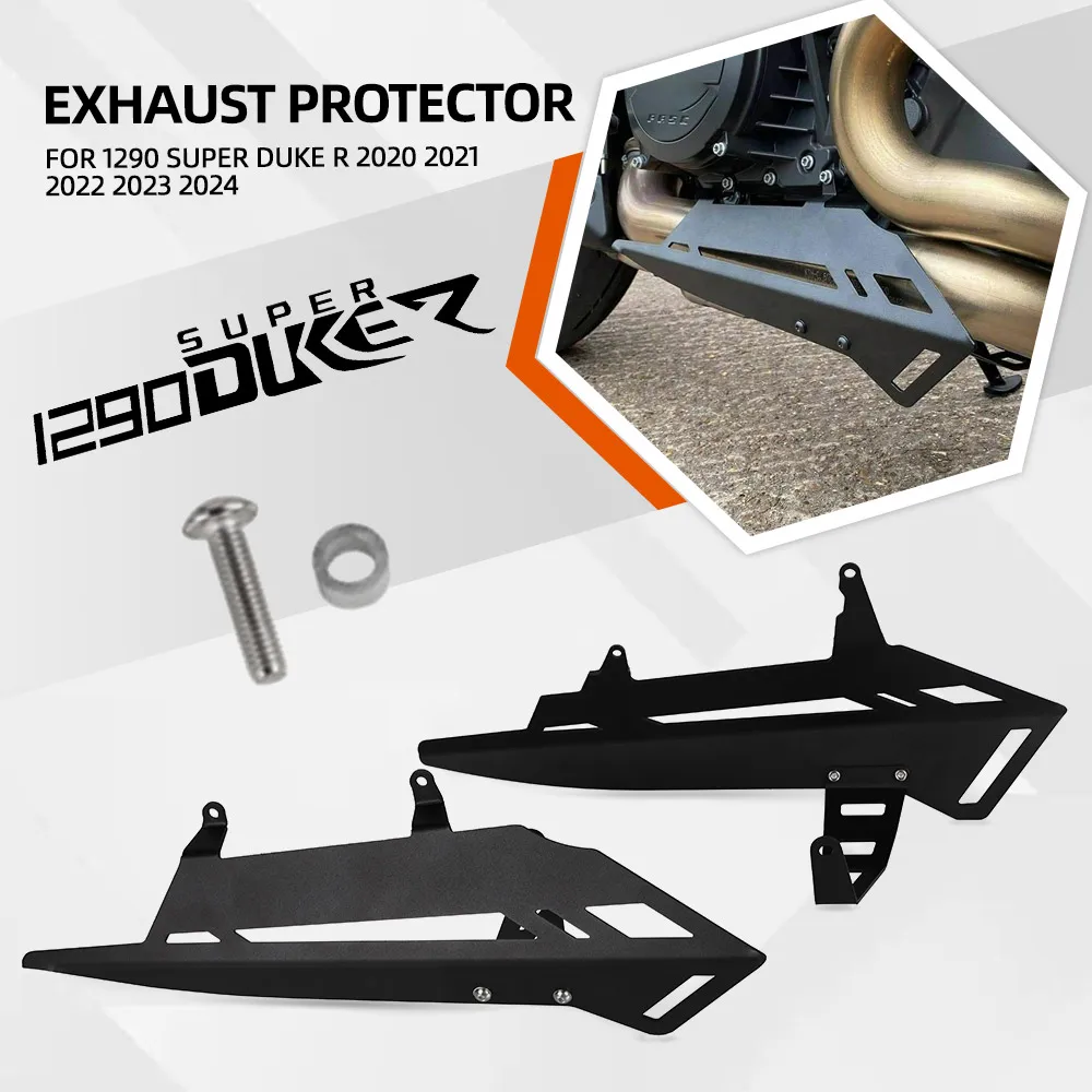 Motorcycle Exhaust Pipe Protector Heat Shield Cover Guard Anti-scalding Cover FOR 1290 SUPER DUKE R 2020 2021 2022 2023 2024