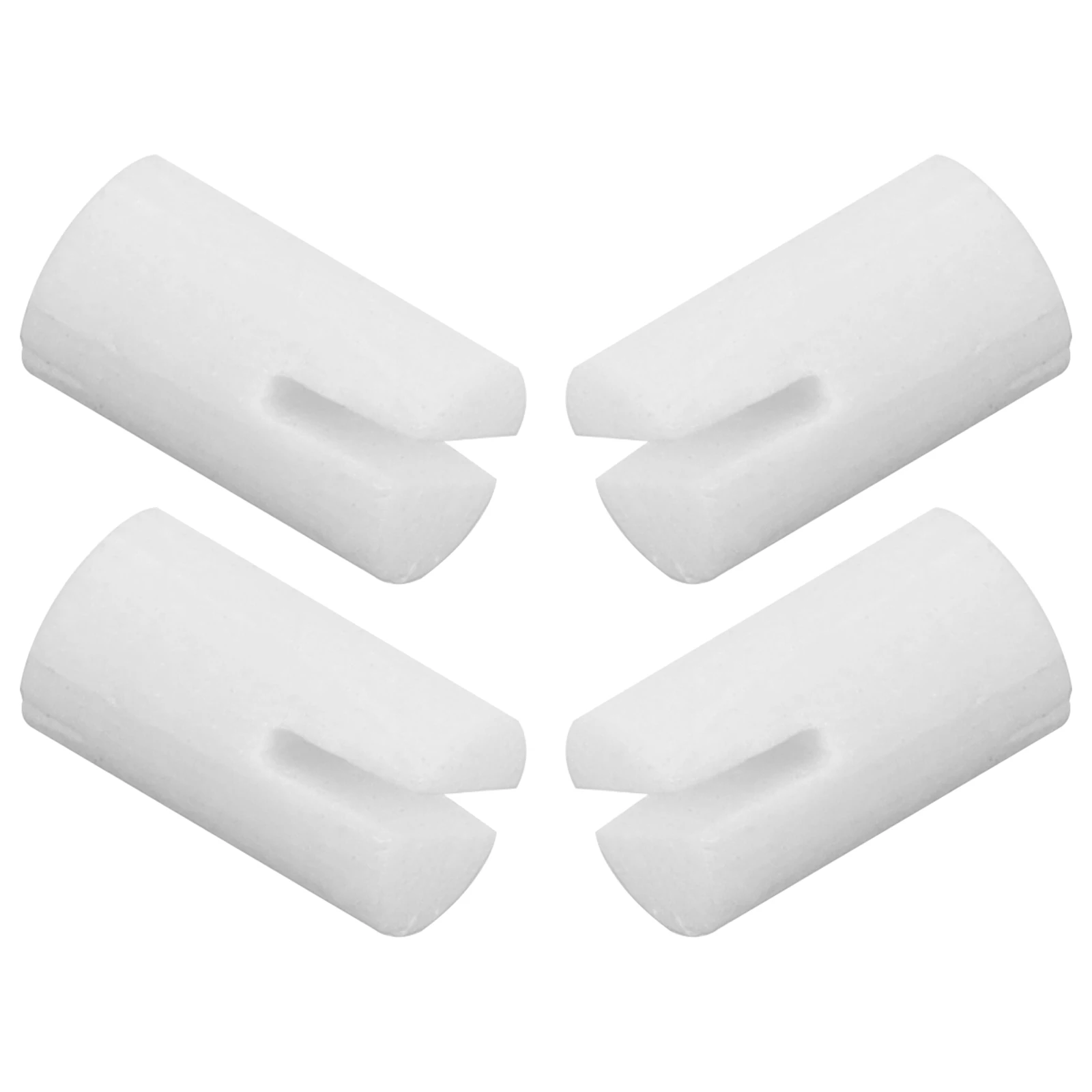 

4 Pcs Cow Bone String Pillow Nuts Blank Ukulele Banjo Accessories Beef Bridge Saddle Guitar and