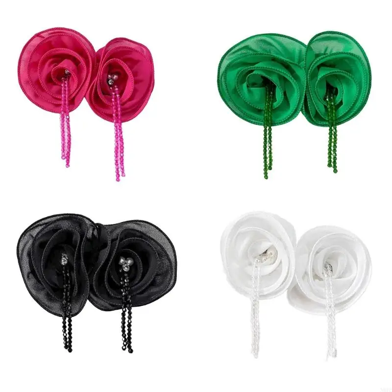 

N0PE Eye-Catching Sequins Flower Applique for Clothes Hat Sewing Patches DIY Scarf Wedding Dress Decors Accessories