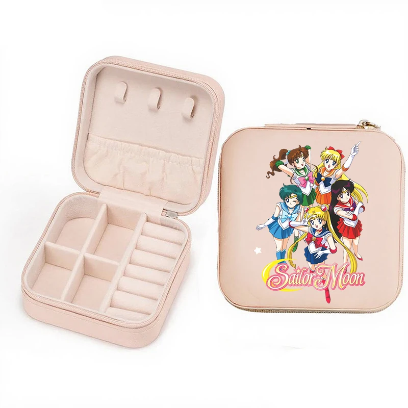 بحار القمر صندوق مجوهرات منظم صندوق تخزين السفر المحمولة مجوهرات حالة أقراط قلادة خاتم صناديق المجوهرات هدايا عيد الميلاد #3