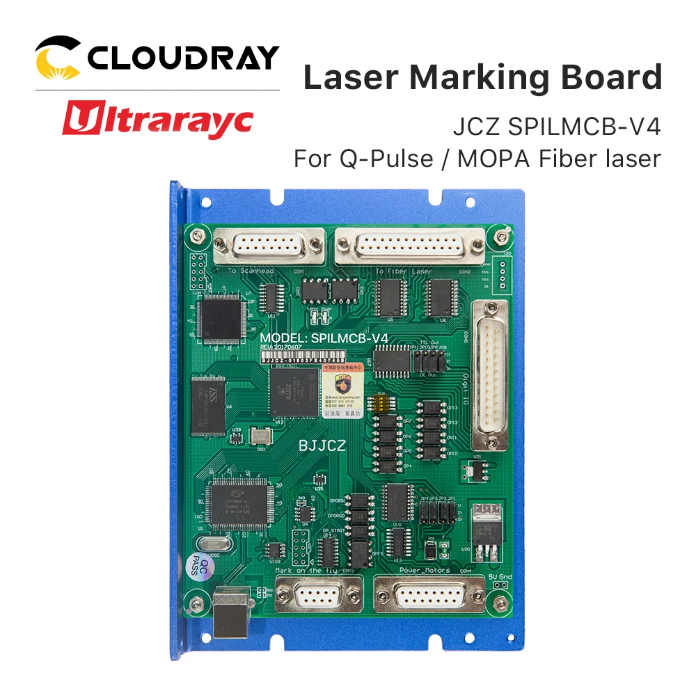 BJJCZ EZCAD2 Laser Marking Machine Controller Card With DB15/DB25/DB9 Interface for Q-pluse MOPA SPI Fiber Laser Source