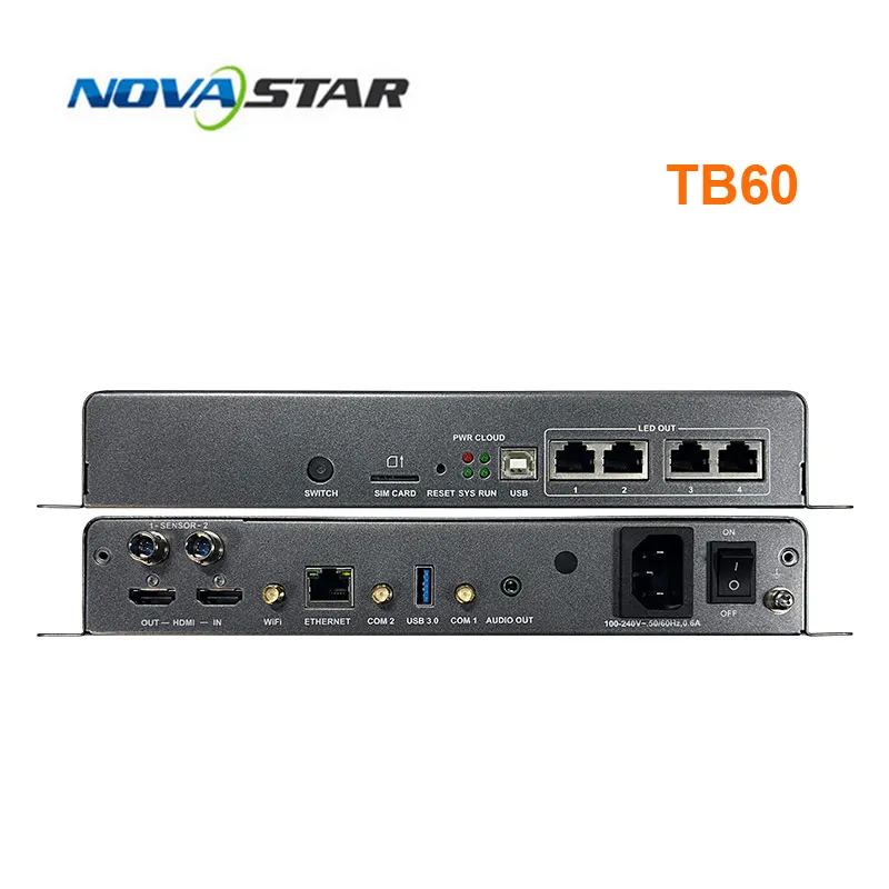 Novastar Asynchronous หลายกล่องสมาร์ททีวี TB1 TB2 TB30 TB40 TB60 Video Wall Led P2 P3 P4 P5