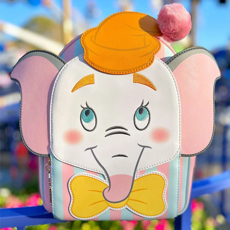 New Loungefly Disney Mini Backpack Dumbo Backpack Children'S Backpack Cute Cartoon Primary School Bag Girl Gift