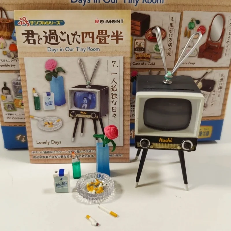 Original Re-Ment Figures Days In Our Tiny Room Petite Sample Blind Box Miniature Scene Candy Toy Ornament Collection Kids Gift