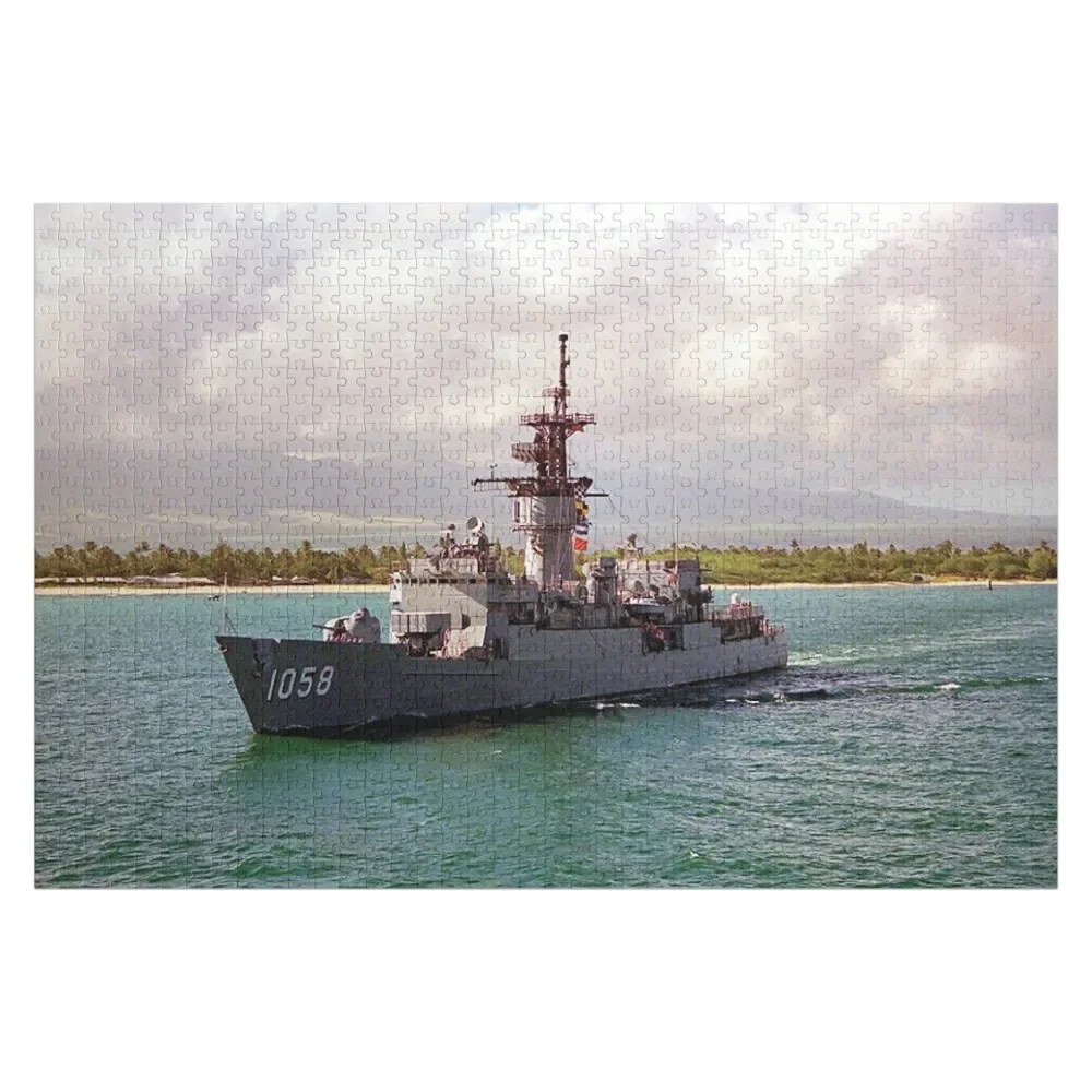 

USS MEYERKORD (DE-1058) SHIP'S STORE Jigsaw Puzzle Wood Name Wooden Name Custom Personalized Puzzle