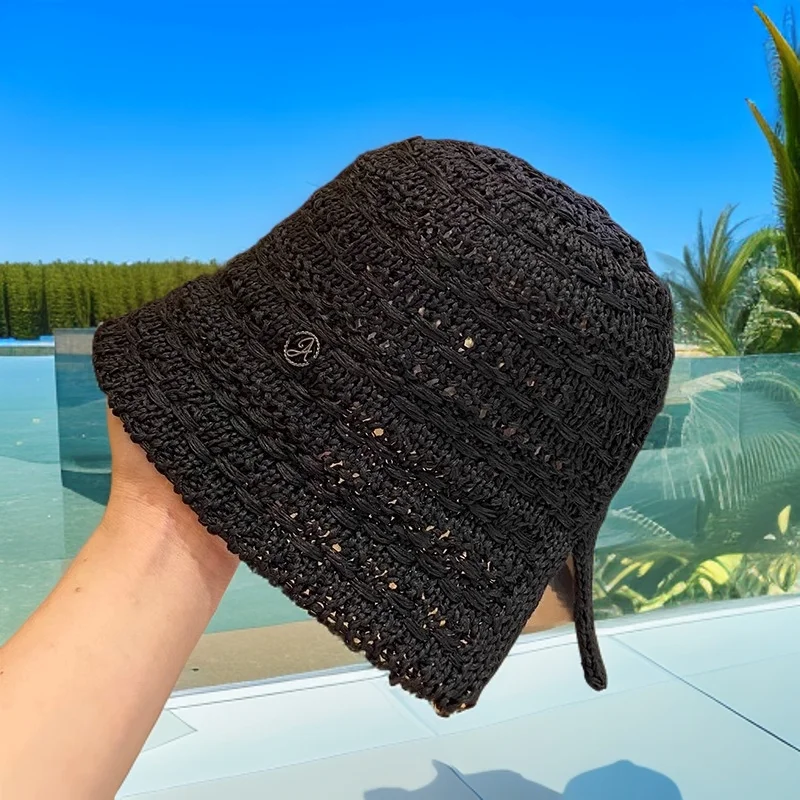 تنفس النسخة الكورية موضة حوض قبعة الصيف واقية من الشمس قبعة الإناث يظهر وجه صغير تنوعا ظلة المرأة قبعة بحافة 2