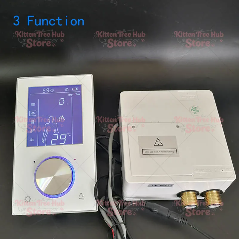 Mixer Valve Digital LCD Shower Control Panel Concealed Thermostat Intelligent TouchScreen Shower Douche Bathroom Smart Faucet