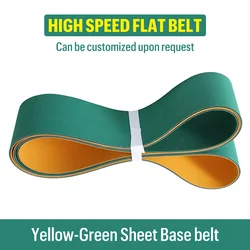 1PC Yellow-Green Nylon Sheet Base Band Machinery High Speed Transmission Belt Wear-resistant Conveyor Belt