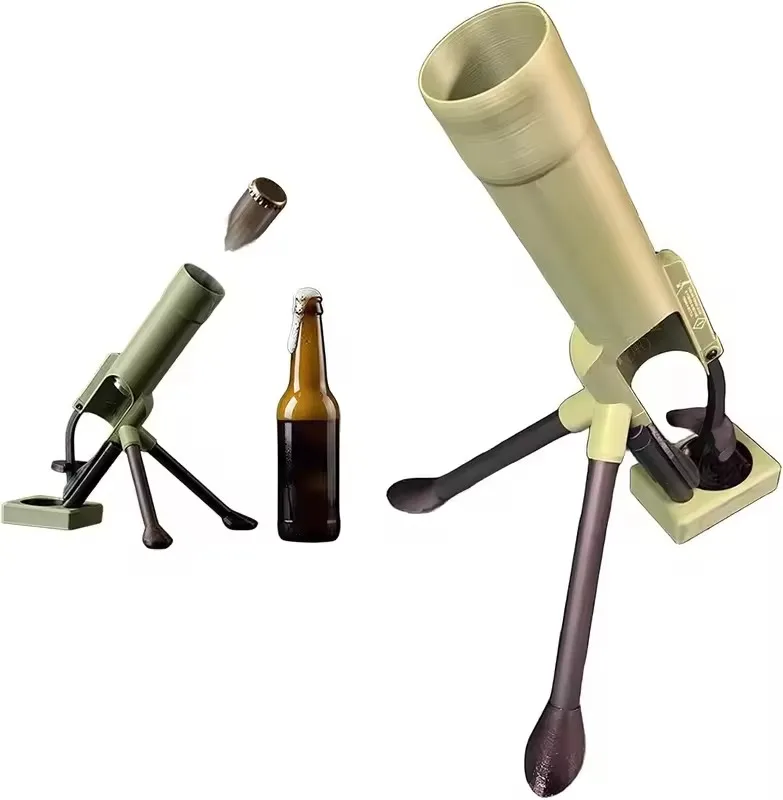 Nieuwe bierflesopener, mortierflesopener voor thuisgebruik