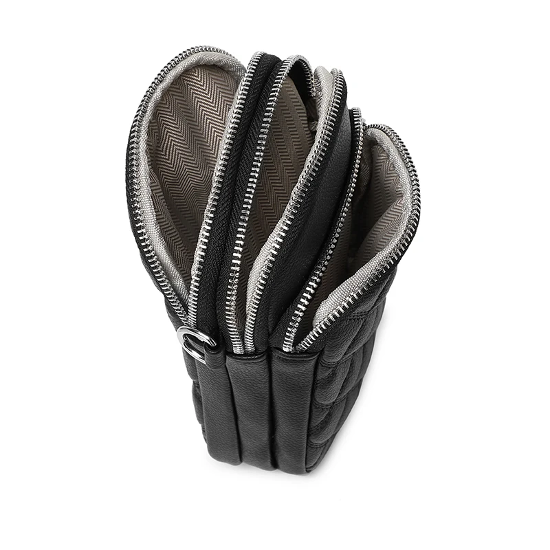 حقيبة كروس بودي بنمط ماسي للهاتف المحمول ، حقيبة كتف خفيفة الوزن ، جيب متعدد الحجرات ، كاجوال وعصري ، جديد