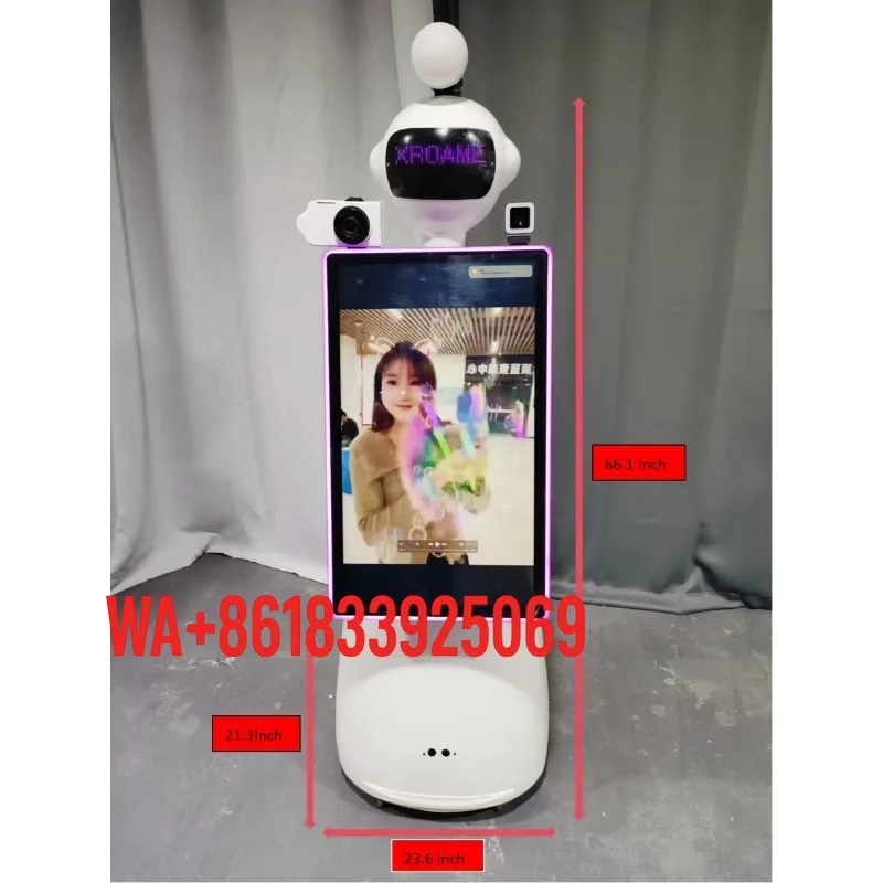 Automatic Rotating Photo Booth Robot Wireless Roamer Selfie Machine Smart Tracking Ring Light Portable Photobooth Customized