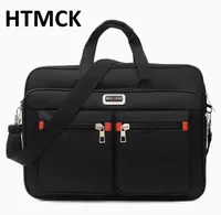 15.6 Inch Business Laptop Bag Oxford Cloth Multi‑Pocket Briefcase, Shoulder Messenger Handbag for Office Travel