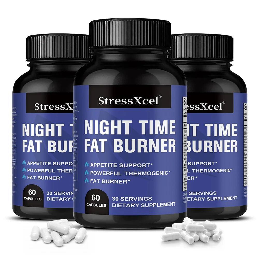 

Night Metabolism Support Capsules, Overnight Body Care, Appetite Control, Restful Sleep & Immune Health Support for Men Women
