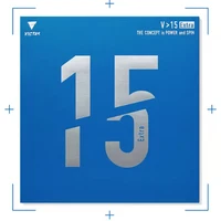 VICTAS v15 EXTRA goma de tenis de mesa buena en potencia y girar granos no pegajosos en ataque rápido con juego de goma de ping pong en bucle