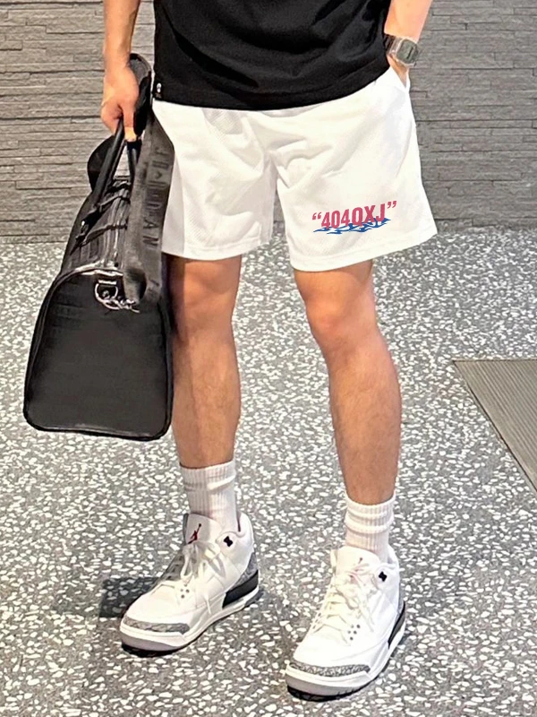 

Американская уличная одежда Свободный крой Бейсбол Повседневные orts ex Dstring Универсальные брюки пять четвертей Молодежные энергетические брюки