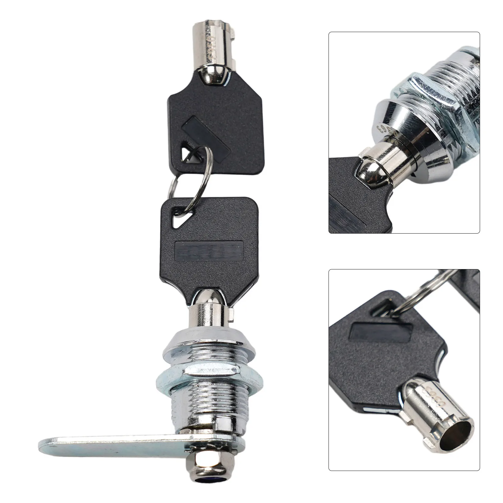 Closing Lever Mailbox Lock Box Locker Cabinet Mail Cam Lock Cylinder Cabinet Locker Door Cupboard Bright Chrome
