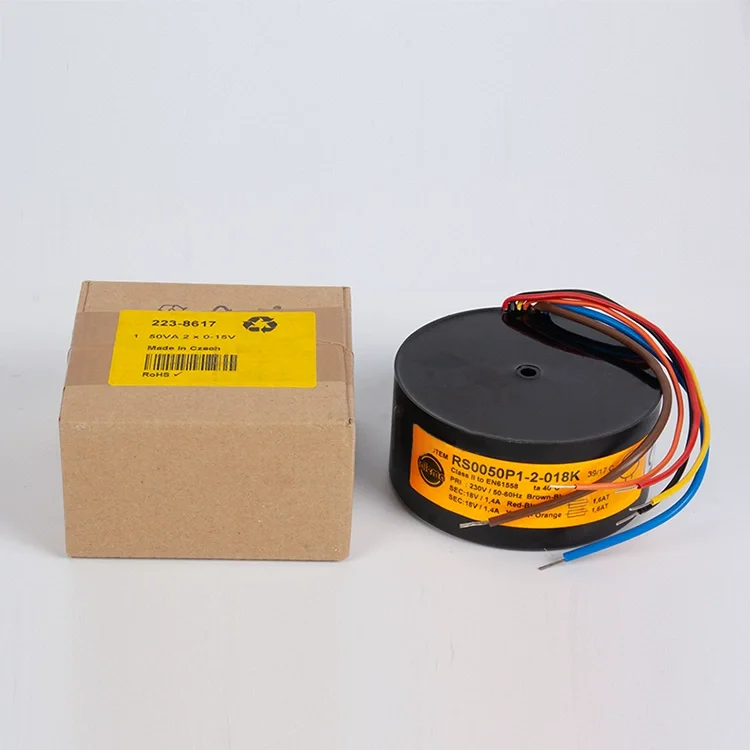 Nuovo trasformatore ad anello bue con anello sigillato originale Talema 50W doppio 12V 15V 18V
