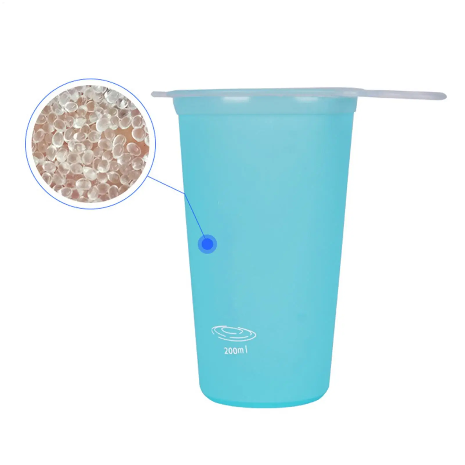 TPU Soft Cups Collapsibled Sports Water Bottle Outdoor Foldable Water Cup Running Cycling Hiking Flexible Water Bag
