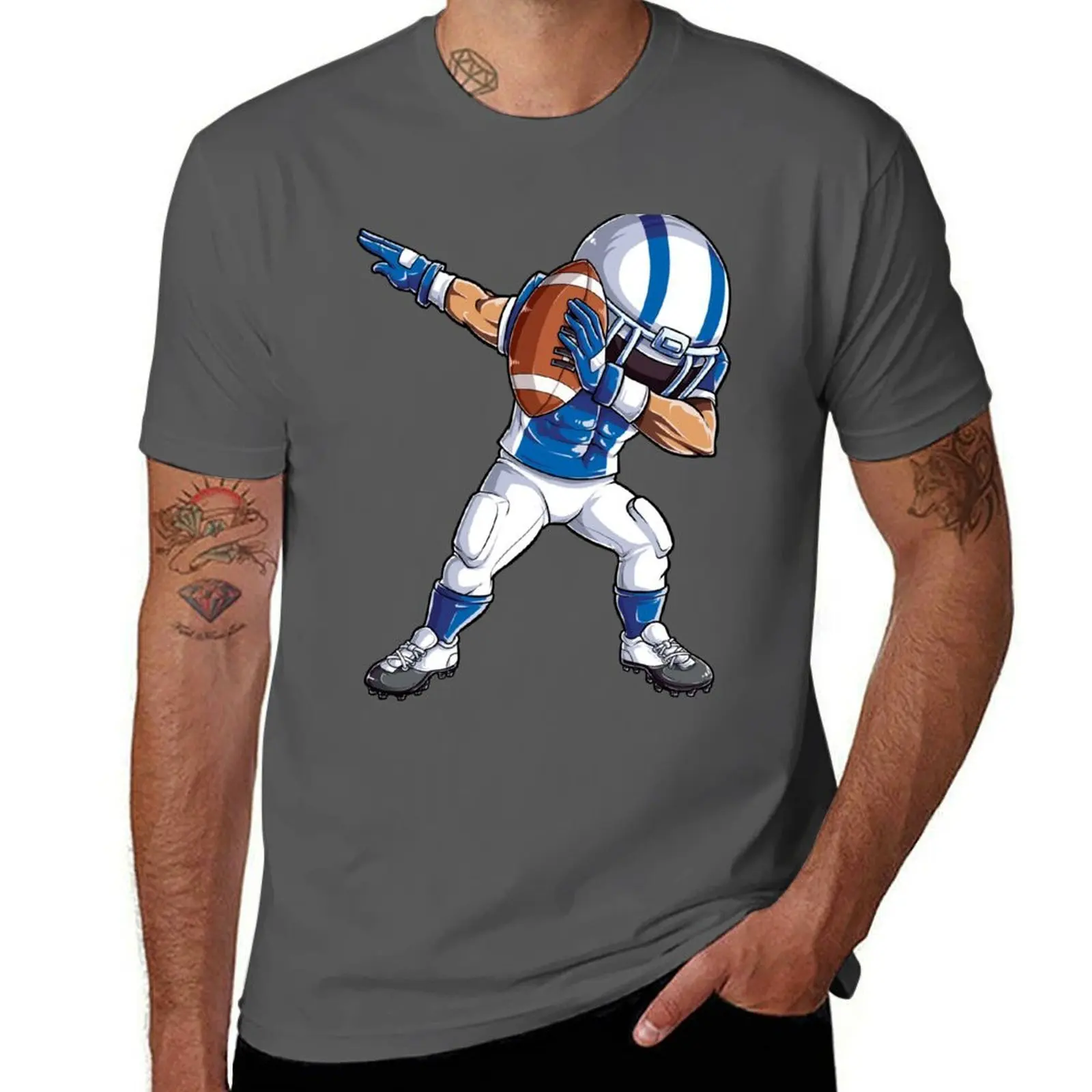 

Men Lover Girls Women Football Sports Boys Kids Shirt Dabbing For Player Gift T-Shirt Simple Casual Short Sleeve Tee