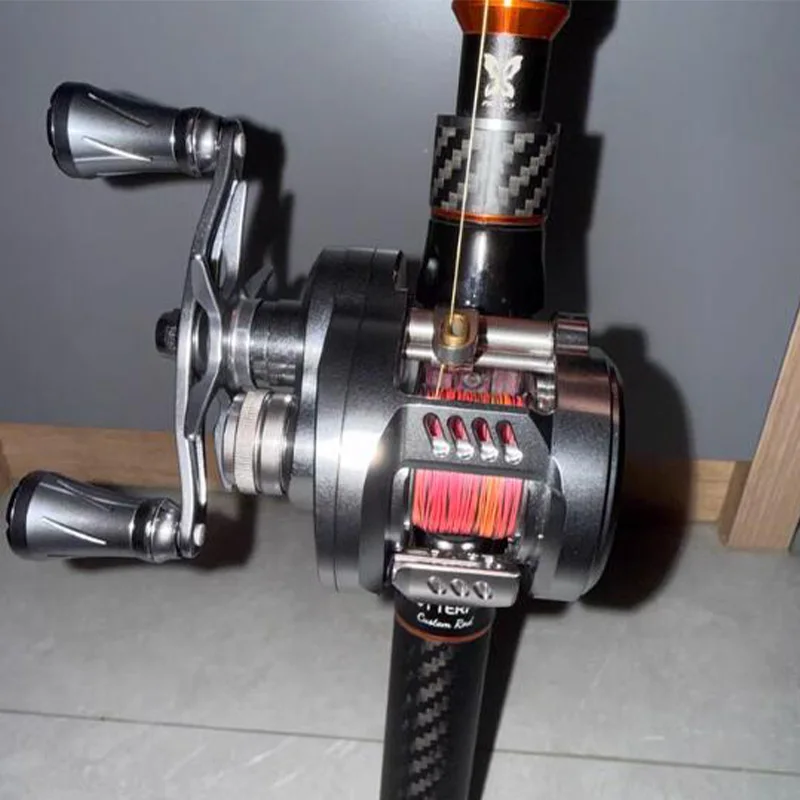 Gaotu Dk200 CNC-gefreesde micro-trommelvisserijmolen 6.8:1 overbrengingsverhouding Magnetische rem 3,5 kg sleepkracht 10+1 lagers 1,5 g startworp - afbeelding 2