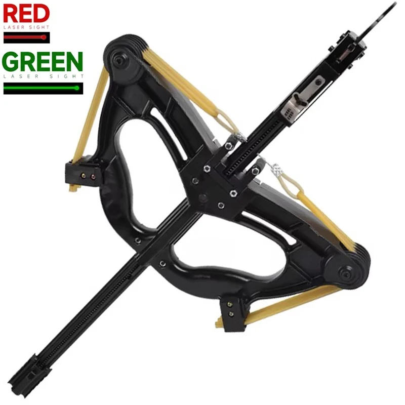 Imagem -06 - Aço Infravermelho Composto Hunting Bow Slingshot Laser Todo em Metal Sling Bola de Aço Tiro Composto Bow Grupo 60lbs