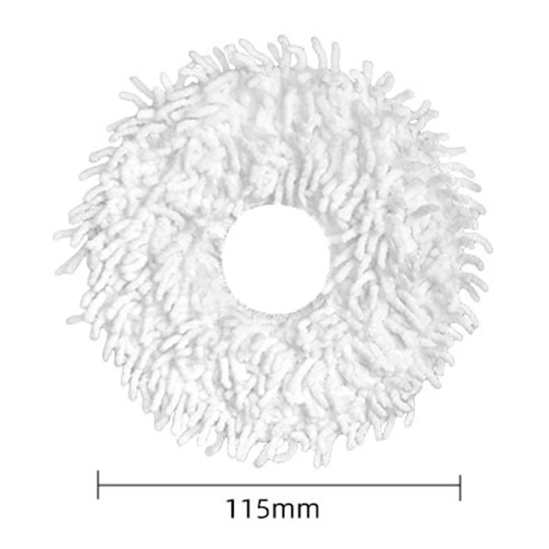 For Dreame Bot W10 / W10 Pro Mop Pad Spare Parts Robot Vacuum Self Cleaning Mop Cloths Replacement Accessories 6Pcs