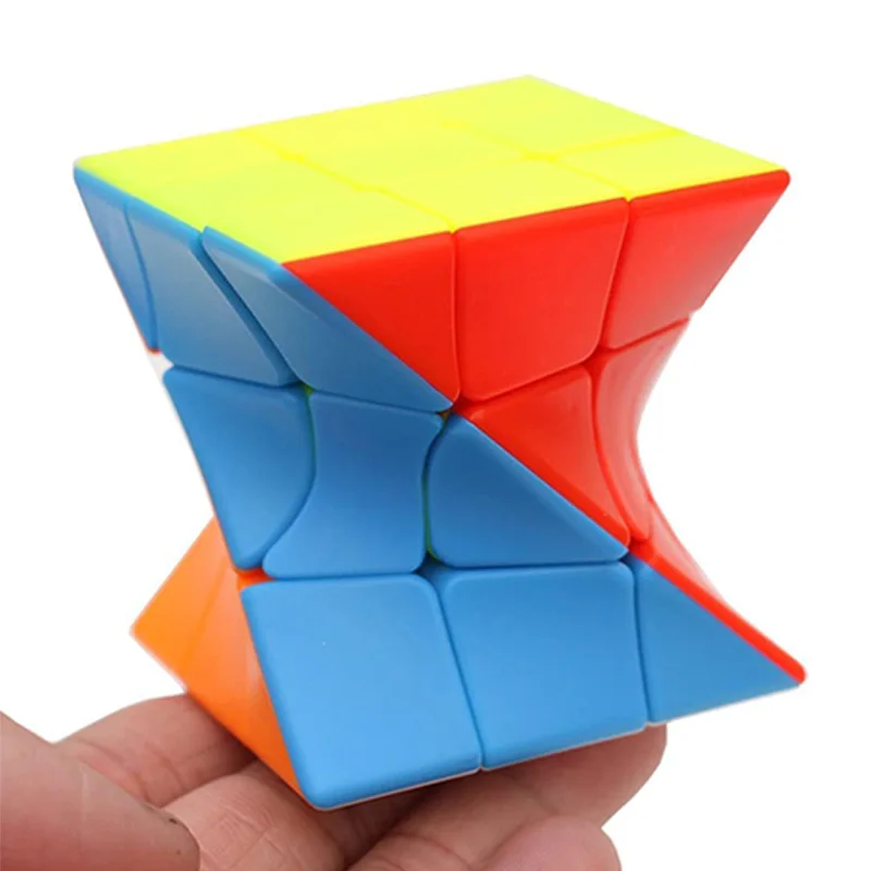 Novelty Twist Cube Speedcube 3x3x3 Stress Relief Anxiety Toys Best Creative Gifts For Kids Adults Educational Brain Teasers