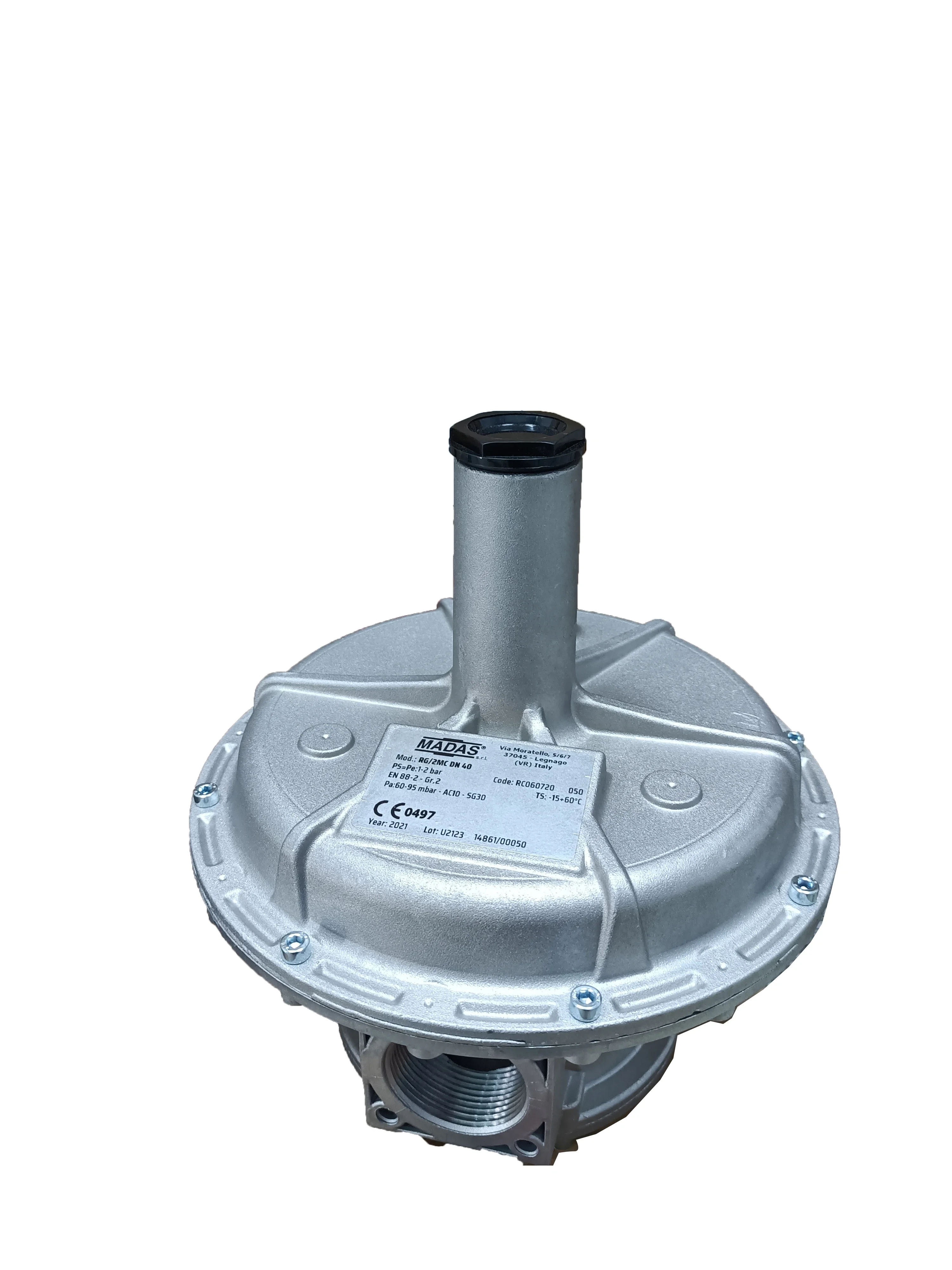 MADAS Lpg Italy Adjustable Pressure  Regulators with High Quality