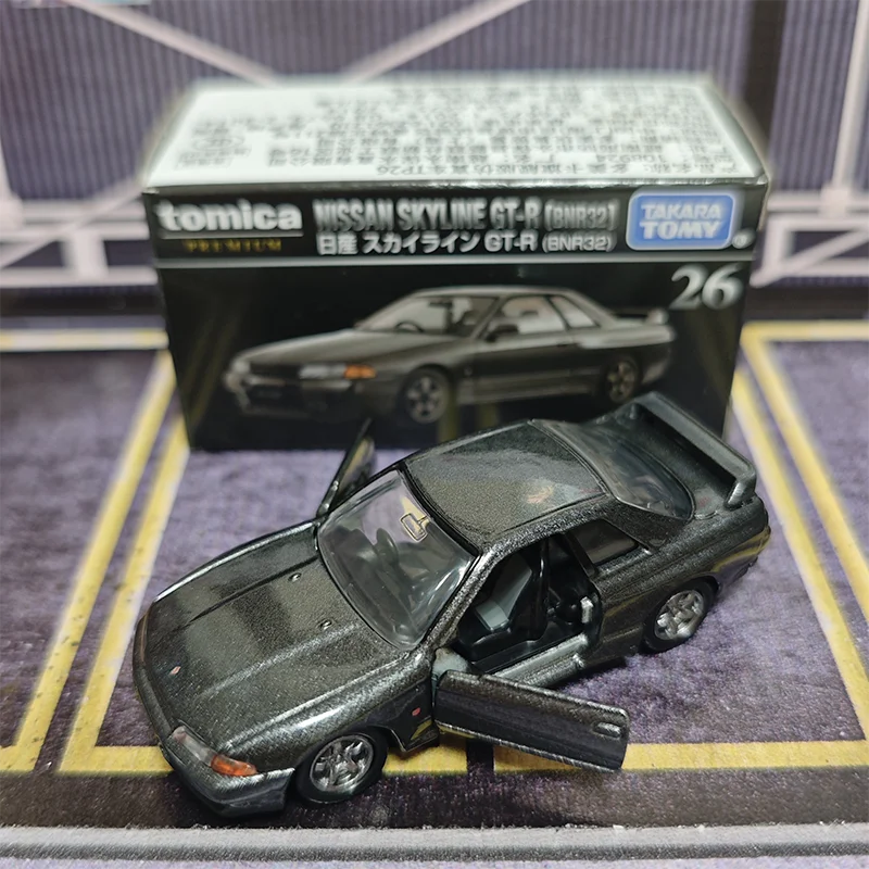 

Коллекционная модель автомобиля Takara Tomy Tomica Premium 26 Nissan Skyline GT-R BNR32, литая под давлением, из сплава, игрушка-подарок для мальчиков и детей