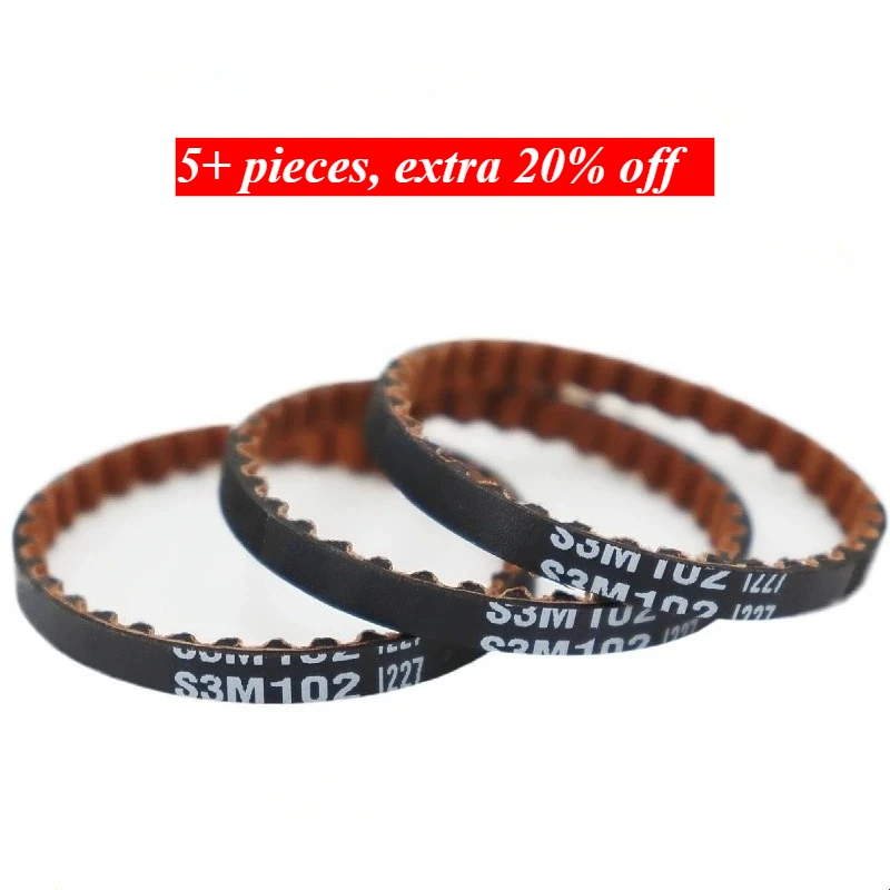 S3M762 S3M765 S3M771 S3M774 S3M786 SUPER TORQUE Timing Belt G Motor Tools Sander Treadmill Pulley Circular Teeth Rubber Belt