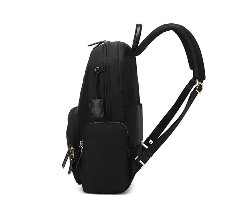 حقيبة ظهر نسائية، خفيفة الوزن من النايلون بسعة كبيرة، حقيبة كمبيوتر محمول كاجوال خفيفة الوزن وأنيقة، مقاومة للماء ومتينة