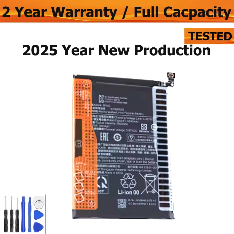 

Совершенно новый BN62 для Xiaomi POCO M3 Redmi 9T Note 9 4G версия 6000 мАч замена