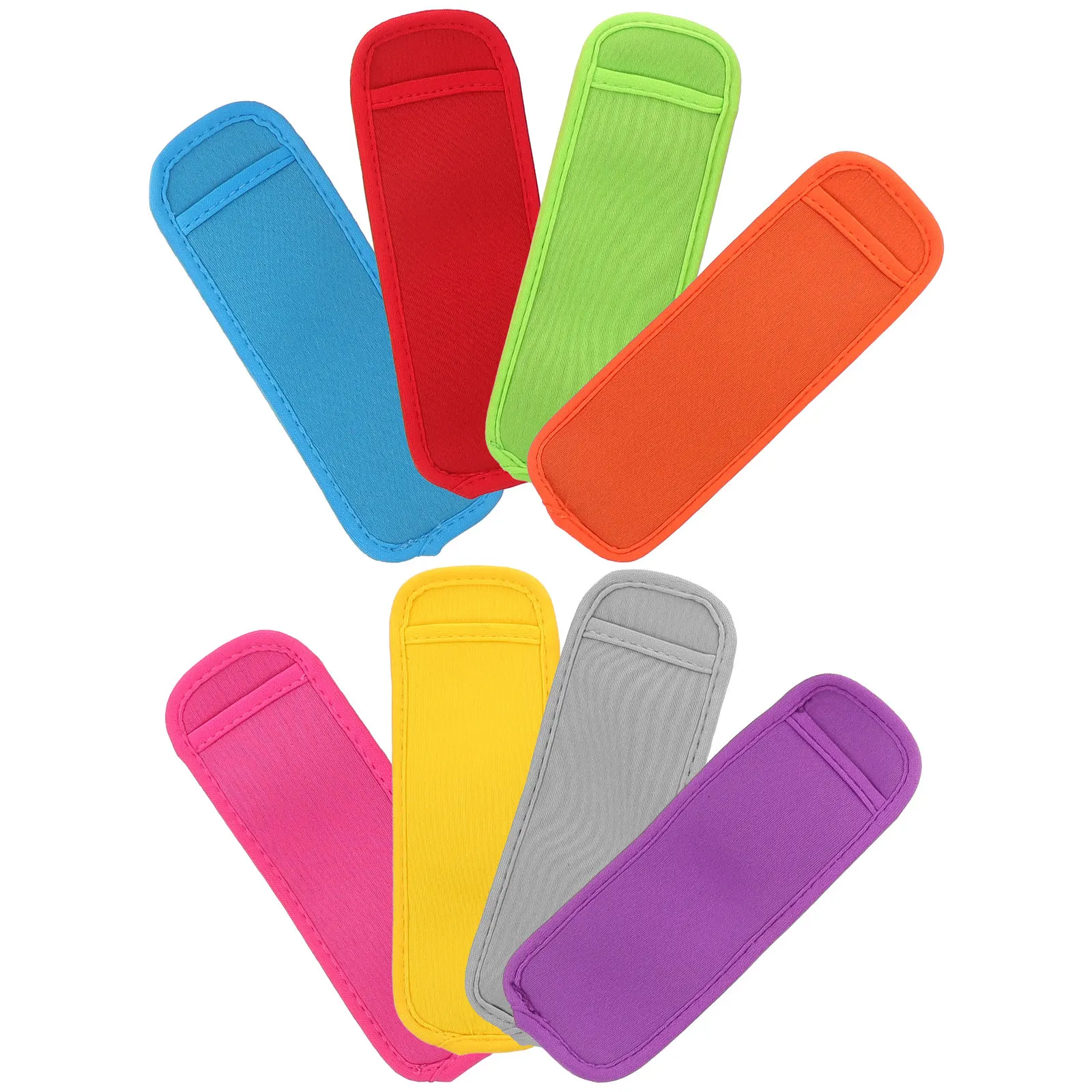 

Набор из 8 многоразовых неопреновых термоизоляционных защитных чехлов для мороженого и йогуртовых батончиков, портативные, сохраняющие холод