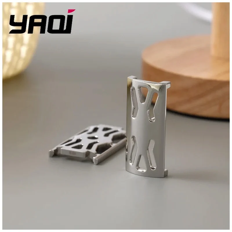 yaqi-for-men-safety-razor-head-hollowed-sentinel-sss-2026-polished-316-stainless-steel-090mm-blade-gap-men's-grooming-tool