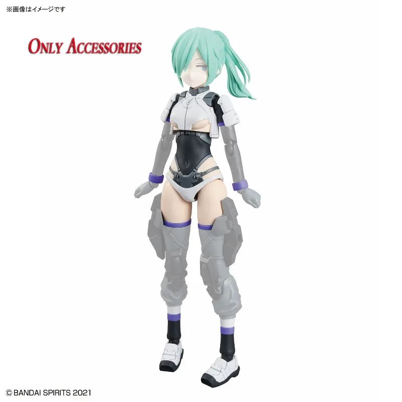 Bandai Original 30MS juego de piezas de opción 22 disfraz TURBO α COLOR B figuras de acción de Anime juguetes niños regalo montaje modelo adornos