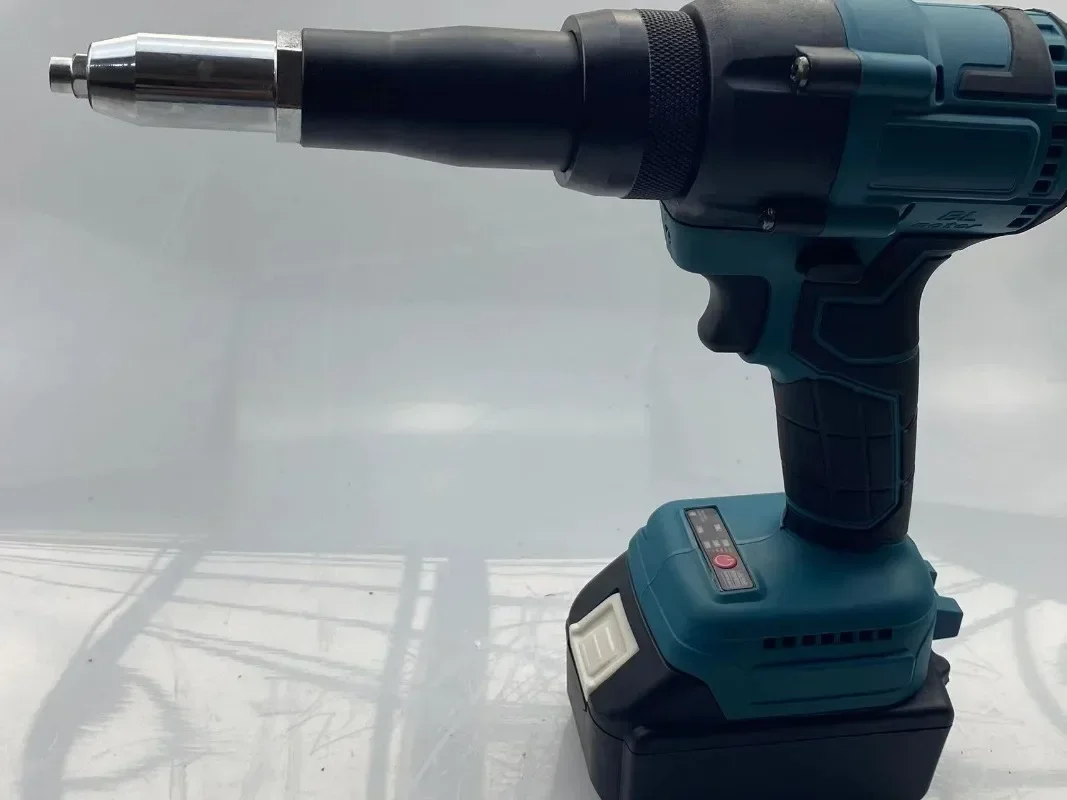 Electric Riveting Gun Lithium Battery Automatic Riveting Gun Rechargeable Riveting Gun Power Tools 21V Industrially Available
