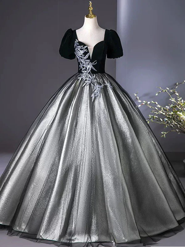 

Bla Bubble Sve Evening Gown Faion ow Host Performance Exam Princ Sle Long Dr for Par Wedding Anniversary