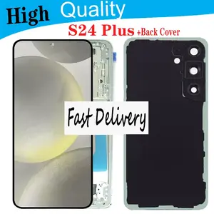 Bilashmart 6.7 inches Best Quality AMOLED LCD Replacement Samsung S24 Plus Touch Screen Display S24+ S24 Plus SM S926B with Back Cover