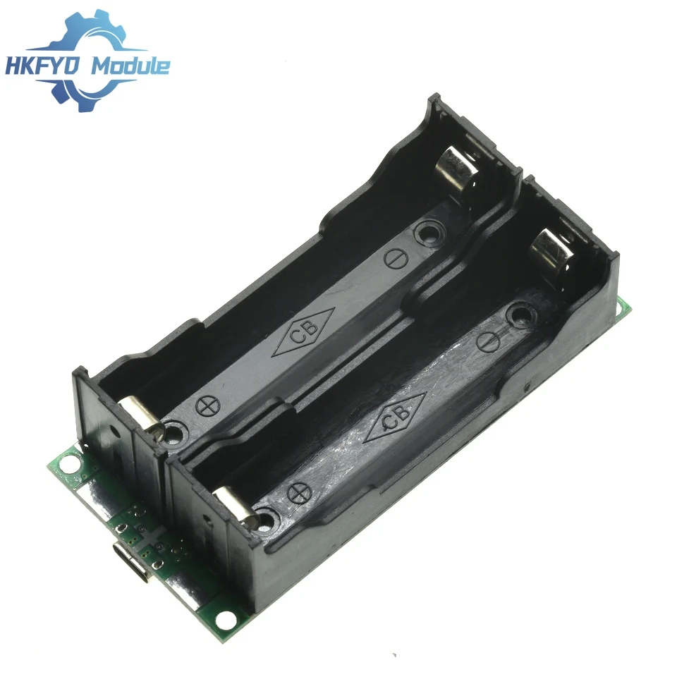 Type-C 15W 3A 18650 Lithium Battery Charger Module DC-DC Step Up Booster Fast Charge UPS Power Supply / Converter 5V 9V 12V