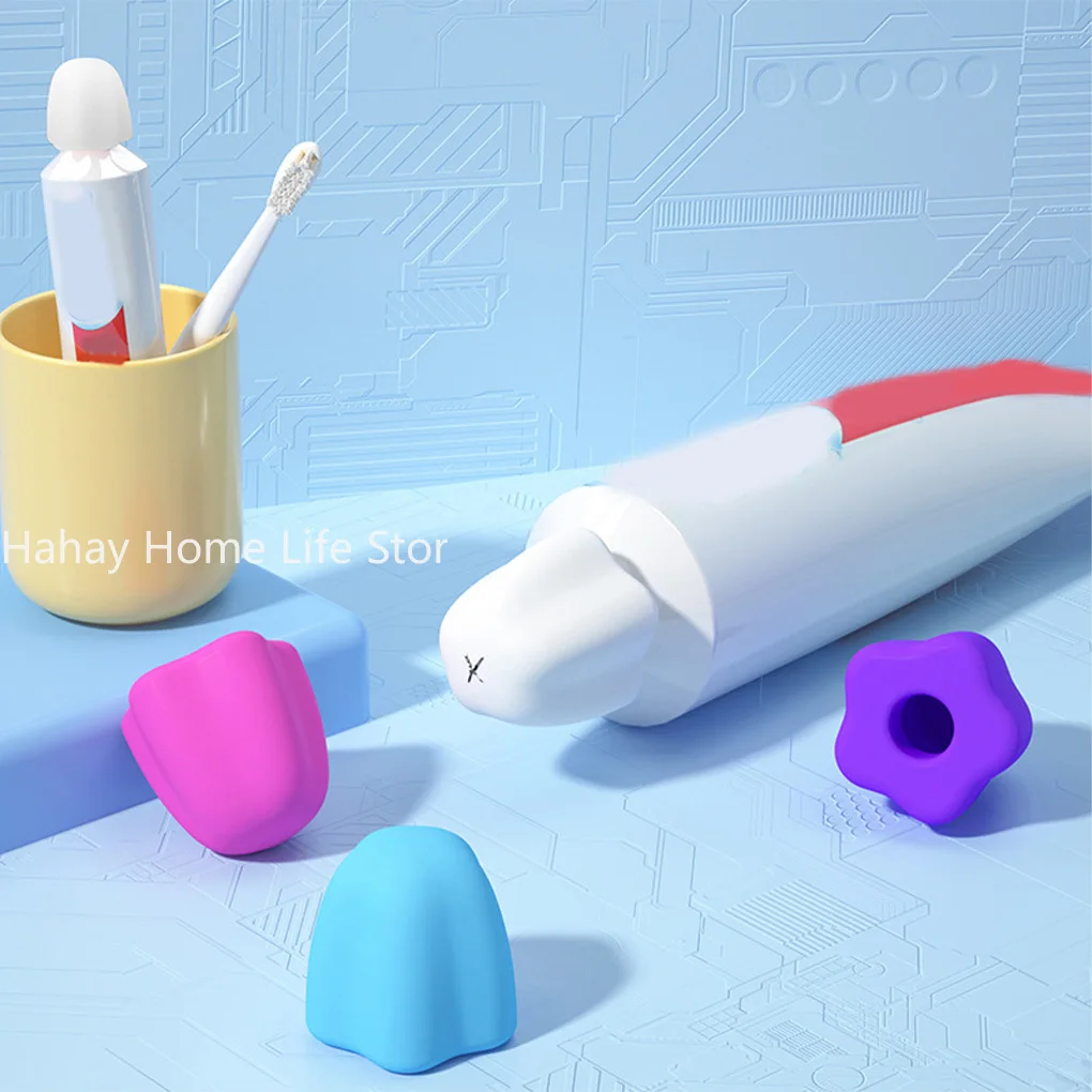 Toothpaste Cap Head Squeeze Self Closing Tooth Paste Dispenser Reusable Lid Household Portable Cover Replacement