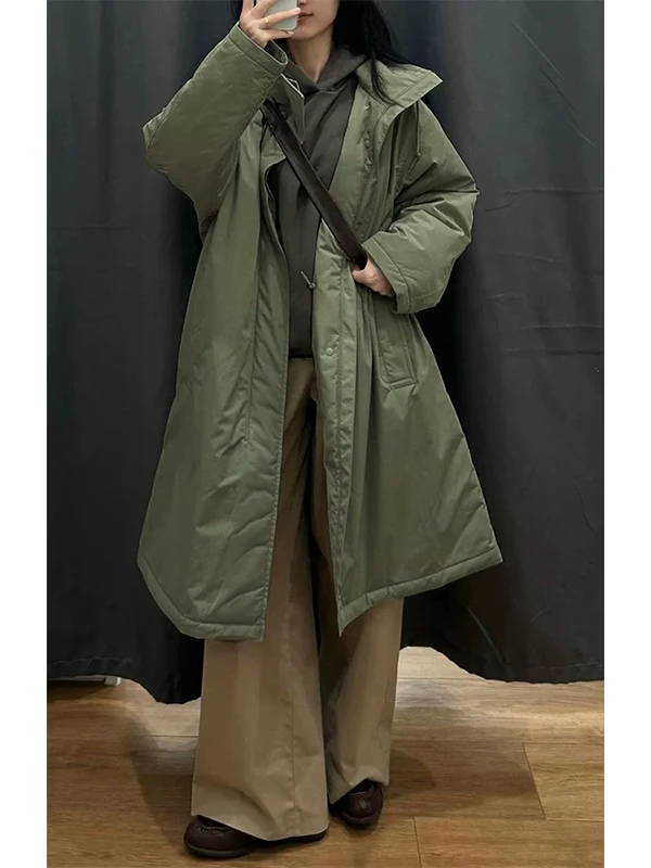 

Thiened Winter Jaet Military een Coat for Men Youth Casual Long Sve Stand Collar Cotton Clothes Windproof Warmth