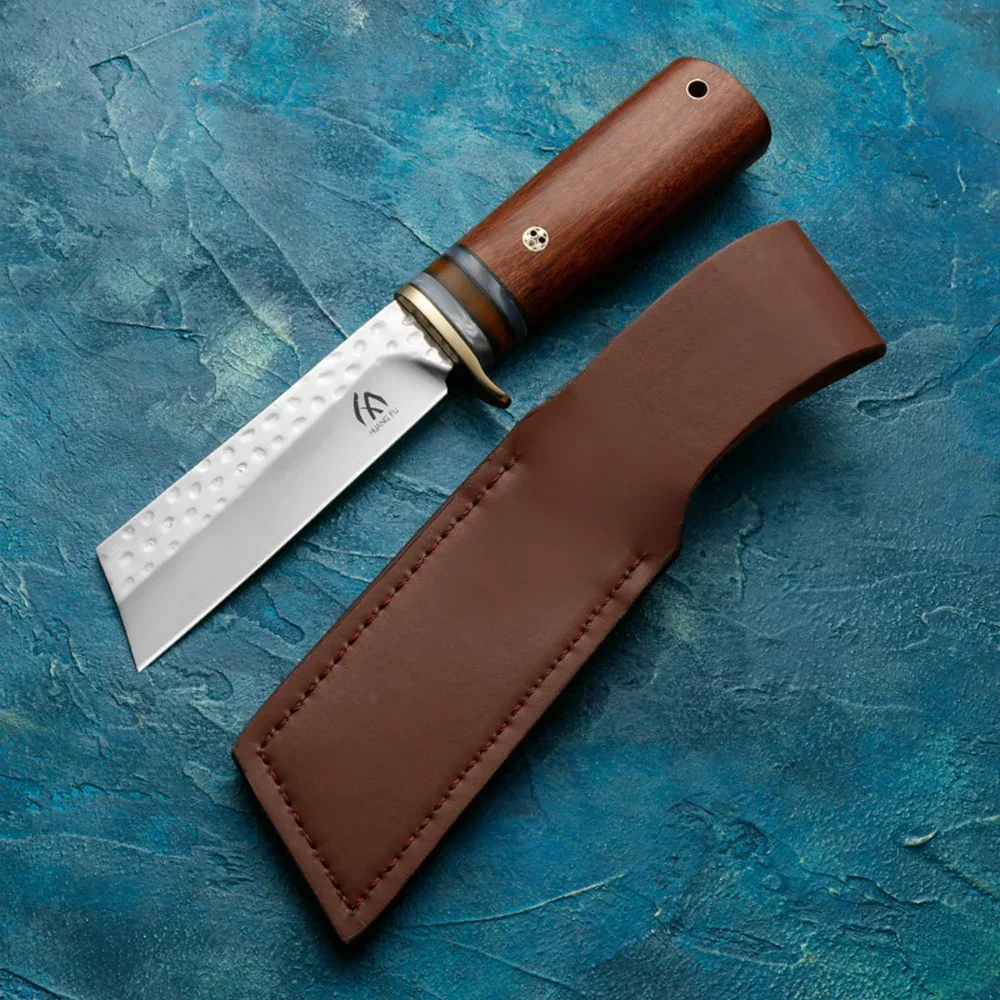 HUANGFU High Quality Outdoor Knife with Fixed Blade & 8cr13mov Steel for Hunting and Survival