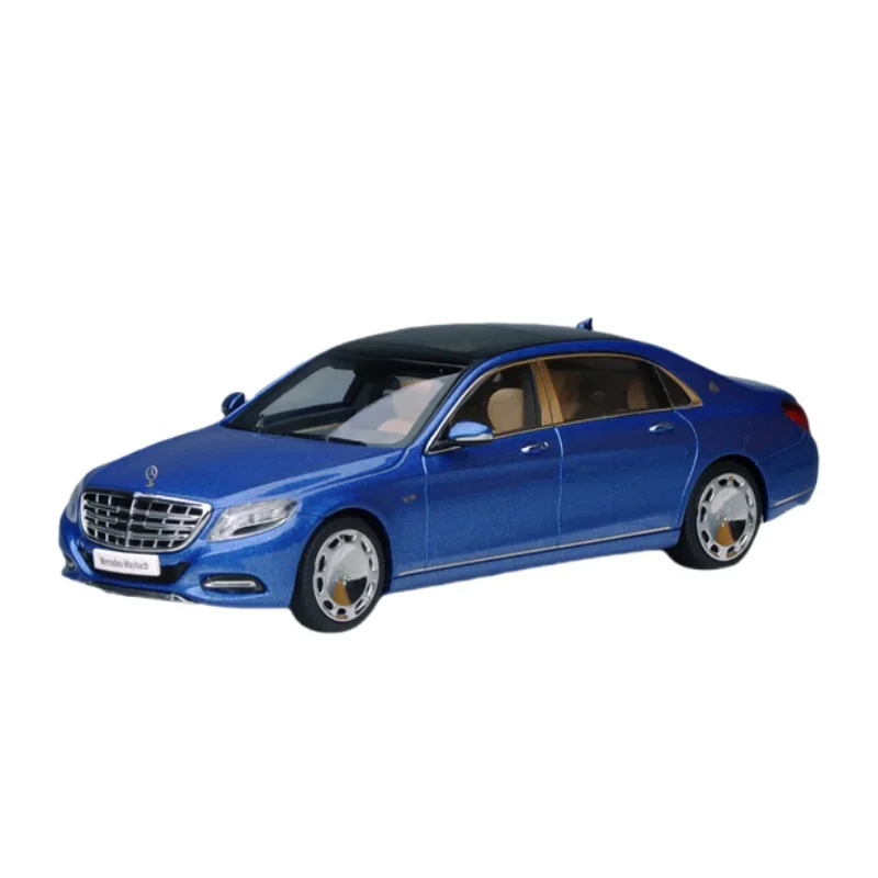 1:43 Mercedes-Benz S-class Maybach S600 alloy model, children\'s collection of decorative toys, holiday gifts for friends.