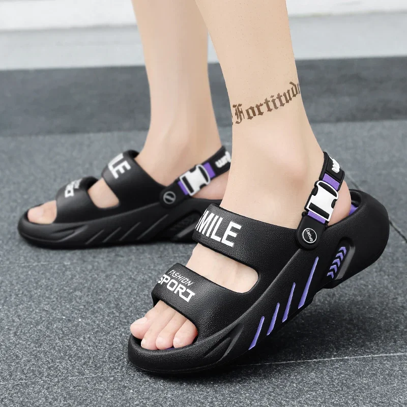 NEUE männer Massage Hausschuhe Outdoor Sandalen Strand Bequeme Weiche Rutschen Casual Schuhe Männer Indoor Outdoor Hausschuhe Große Größe 39-48 – Detail 10
