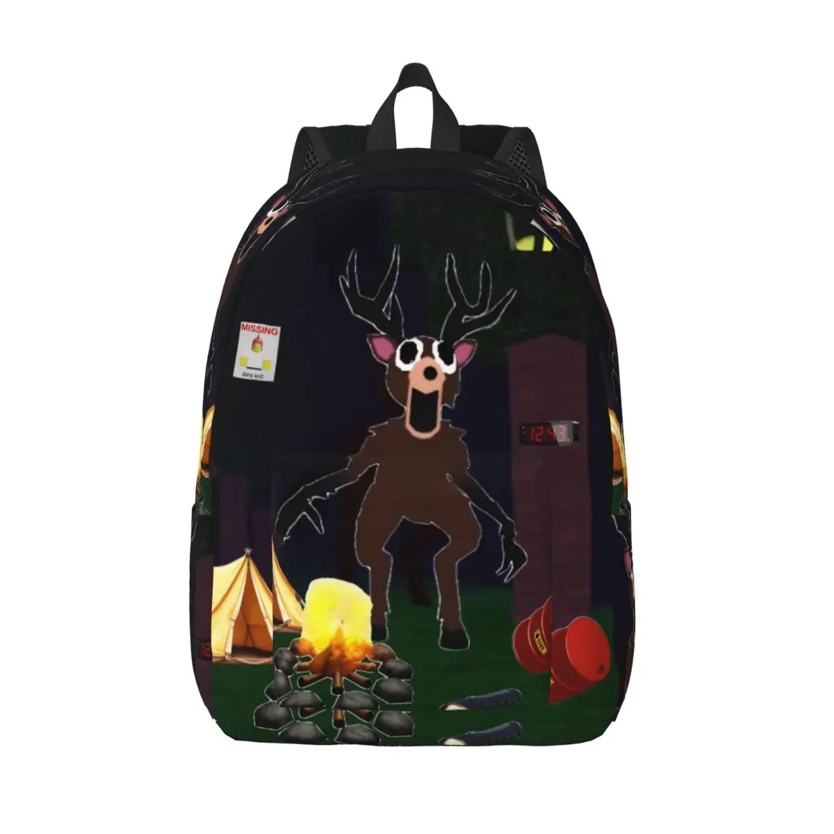 99-Nights The Deer In Forest Backpack Men Women Cool School Hiking Travel Daypack Horror Game College Shoulder Bag Outdoor