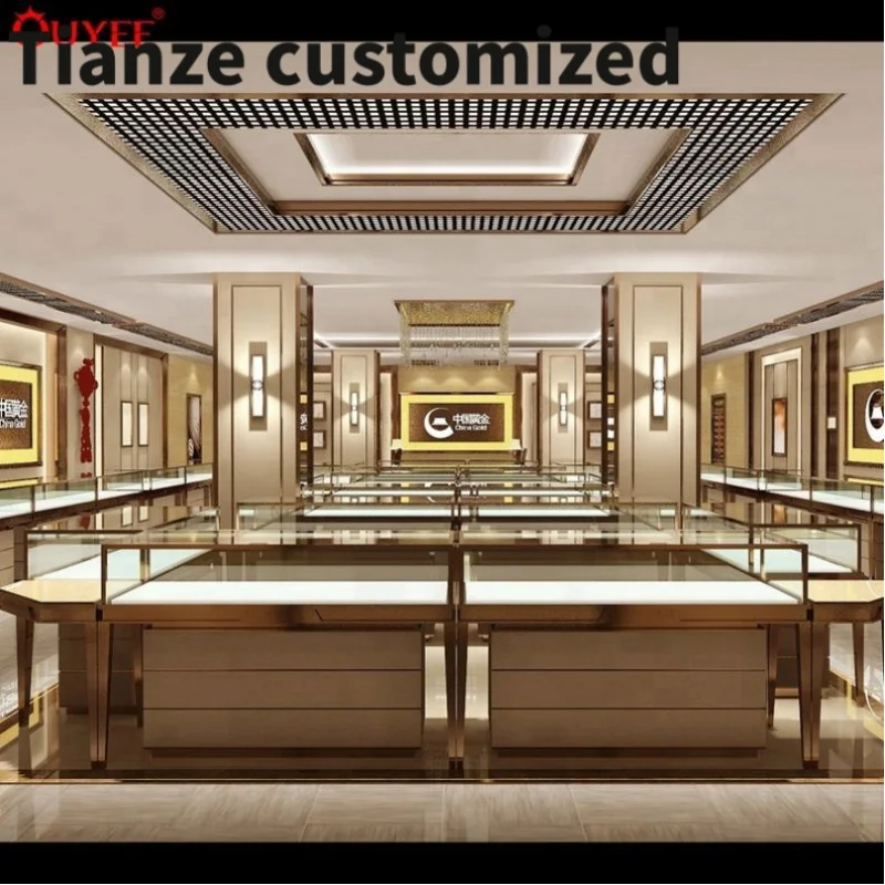 

Customized-Jewellery Store Shelves Design Jewelry Showcases Jewellery Shop Counters